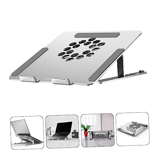 Base para portátil con cooler y luz LED ajustable miniatura 6
