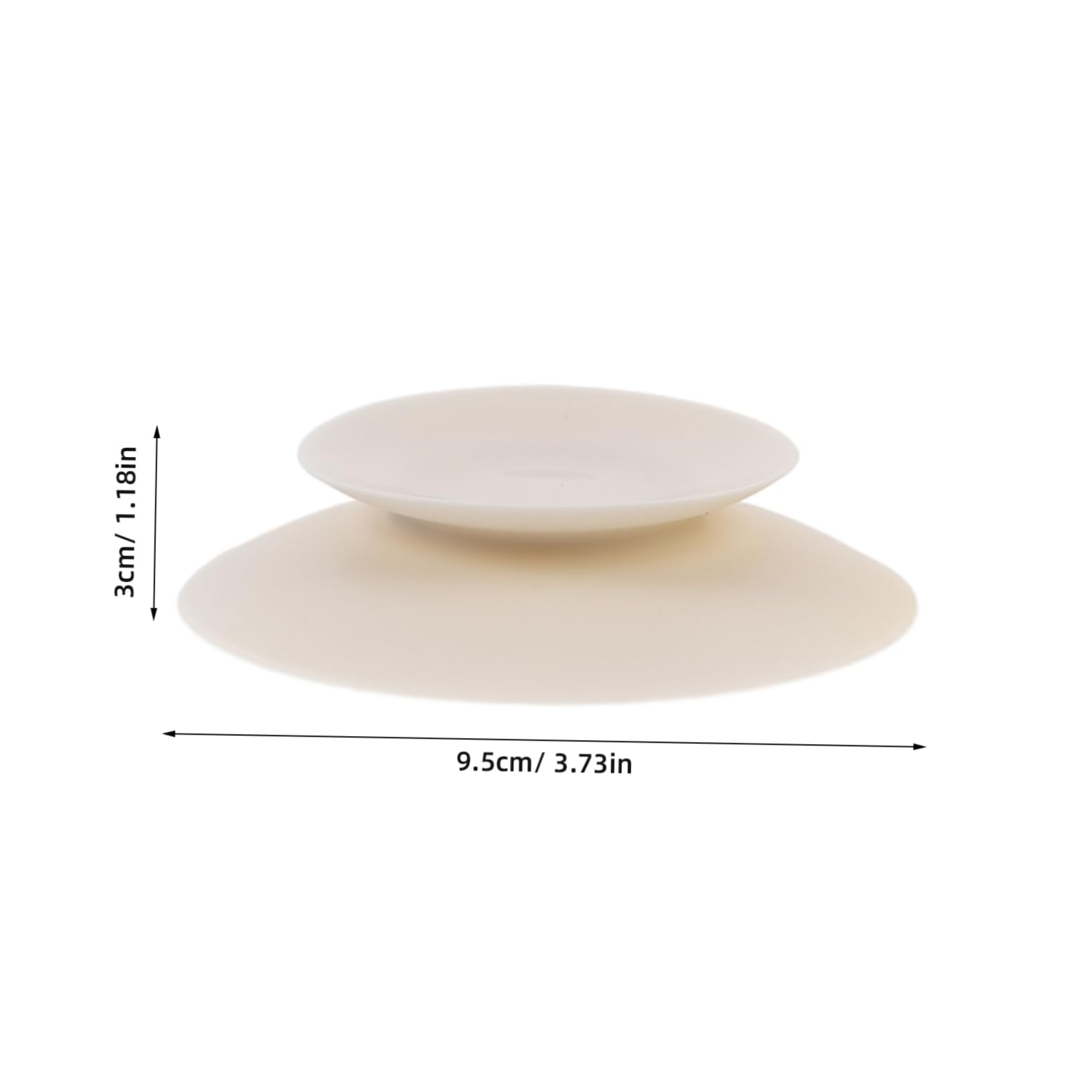 VICASKY 3pcs Suction Bowl Suction Cups Cutlery Serving Utensils Suckers Large Area Suction Cup