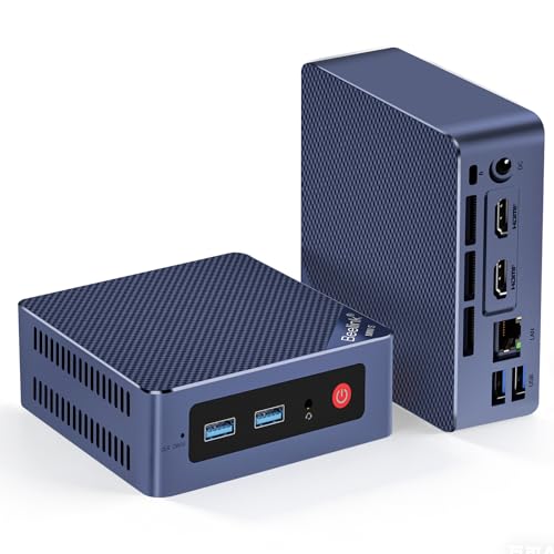 Image of Beelink Mini S12 Mini PC, Intel 12th Gen Alder Lake-N95 Processor (4C /4T,up to 3.4GHz), 8GB DDR4 RAM 480GB SATA3 SSD, Low Power Mini Computer Supprot 4K@60Hz Dual HDMI Display /USB3.2 /WiFi 5 /BT4.2