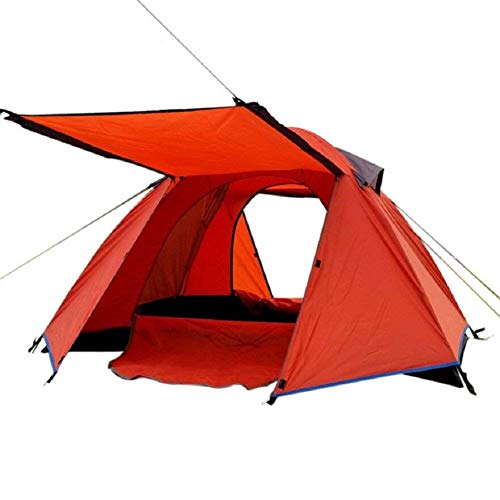 Tente de camping 2 personnes en fibre de verre FXX Rouge pour l'été