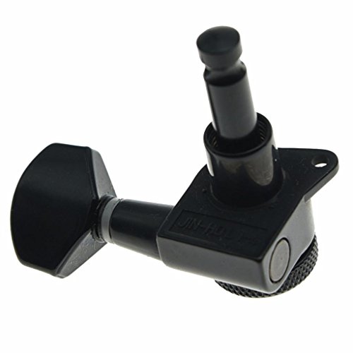 Dopro Mécaniques de guitare verrouillables pour gaucher – 6 clés d’accordage en ligne – Noires – Fabriquées en Corée - Les Beatles, Paul McCartney, John Lennon, RIngo Starr, George Harrison Dopro Mécaniques de guitare verrouillables pour gaucher - 6 clés d'accordage en ligne - Noires - Fabriquées en Corée – Image 6