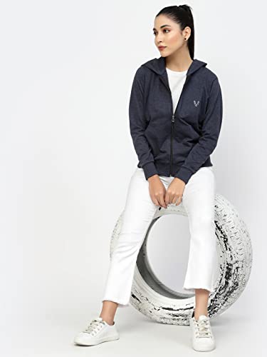 Image of UZARUS Women's Cotton Anthra Sweatshirt Hoodie