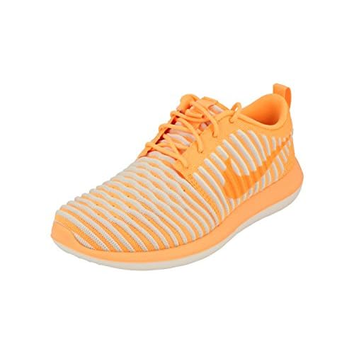 Nike Roshe Two Flyknit, Zapatillas Deportivas Mujer, Naranja (Peach Cream/Peach Cream-Pure Platinum), 38 EU