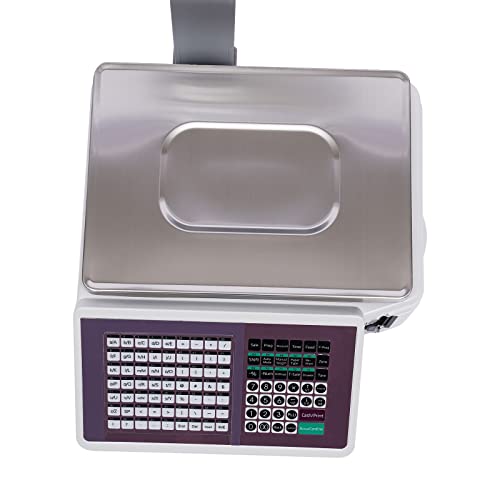 Báscula comercial digital TFCFL con impresora térmica 66 lb miniatura 3