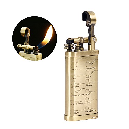 Encendedor de gas butano estilo antiguo con tamper miniatura 2