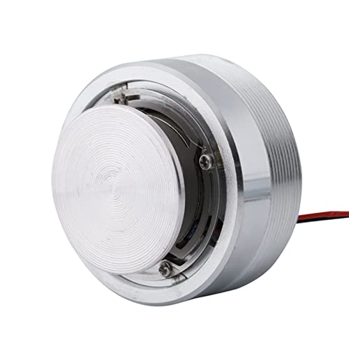 Yctze 1 Altavoz de Resonancia de 50 Mm y 2 Pulgadas con Vibración de Todas Las Frecuencias, Altavoz Transductor de Superficie de Graves Potentes, 8 Ohmios (4Ω 25W)