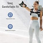 Weighted Vest for Women & Men with Reflective Stripe and Adjustable Buckle, Comfortable & Durable Rucking Vest for Walking, Running & Strength Training - Image 3