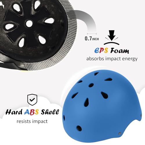 kids bike helmet adjustable and multi-sport from toddler to youth 3 sizes