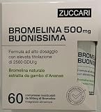 Zuccari - Zuccari Bromelina 500 Buonissima per Gonfiore e Digestione 60 Compresse
