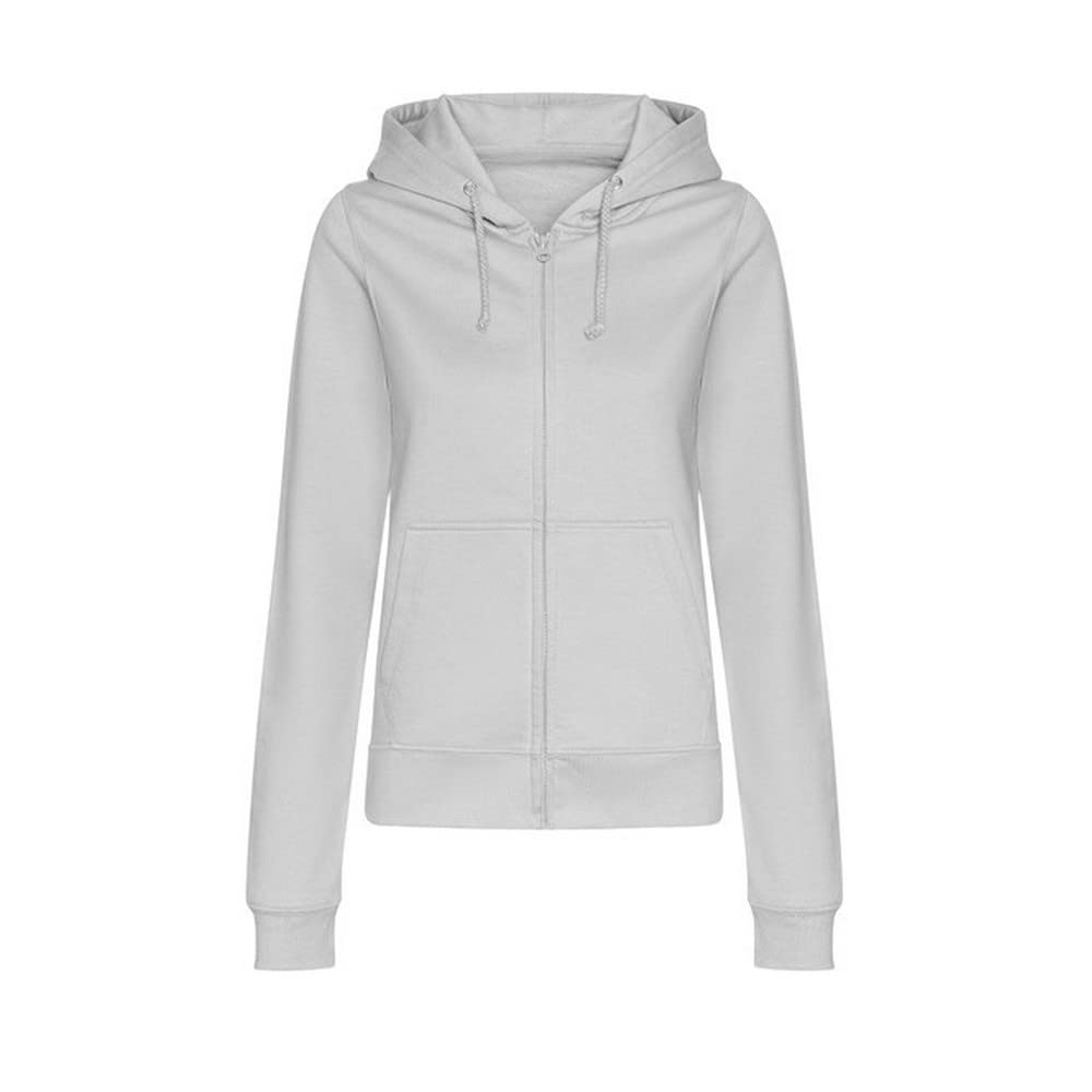 Just Hoods Women's Gris Hooded Sweatshirt
