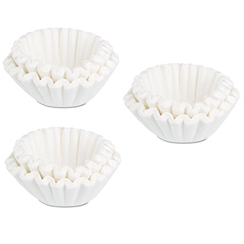 3-Pack BUNN 100-Count Basket Filter ,White ,3 Pack