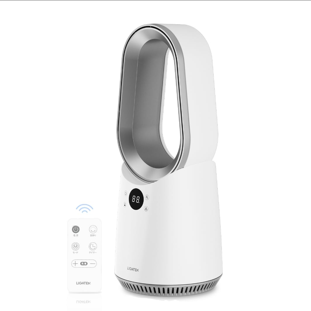 Amazon | 扇風機 タワーファン 【節電対策・DCモーター】羽なし扇風機