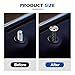 AMZAUTO 4 PCS Carbon Fiber Door Knob Lock, American Flag Car Door Lock Knobs, Universal Automobile Interior Accessories for Most Cars, SUVs, Trucks (Black)