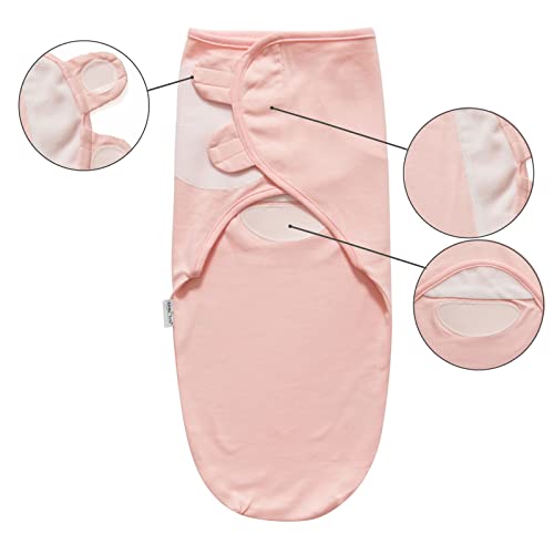 Image of Baby Swaddle Blanket, 3 Pack Newborn Swaddles 0-3-Months, Small-Medium Easy Change Infant Wrap, Infant Swaddling Sack, Adjustable Swaddle Blanket (Pink Unicorn)
