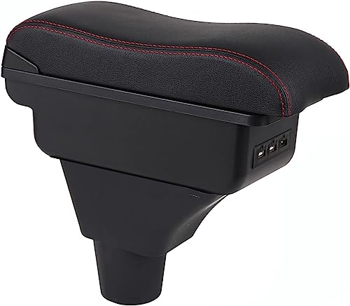 Accoudoir Seat Ibiza 6J 6L en cuir double couche avec ports USB