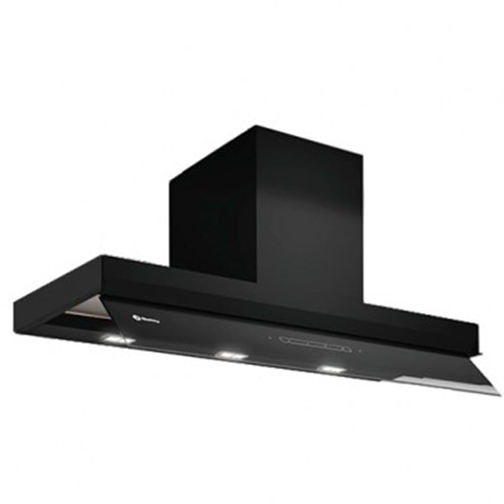 Balay Campana Extractora, 4 potencias de Extracción, Fácil Instalación, Posibilidad de Recirculación, Negro, 3BD997GN, 90 cm