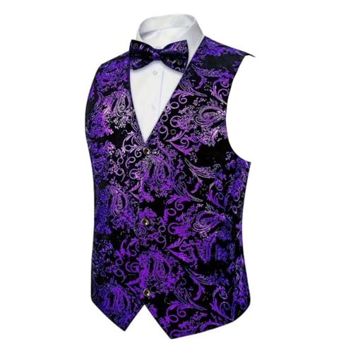 Chaleco de traje para hombre con corte sastre premium para anfitrión de gala