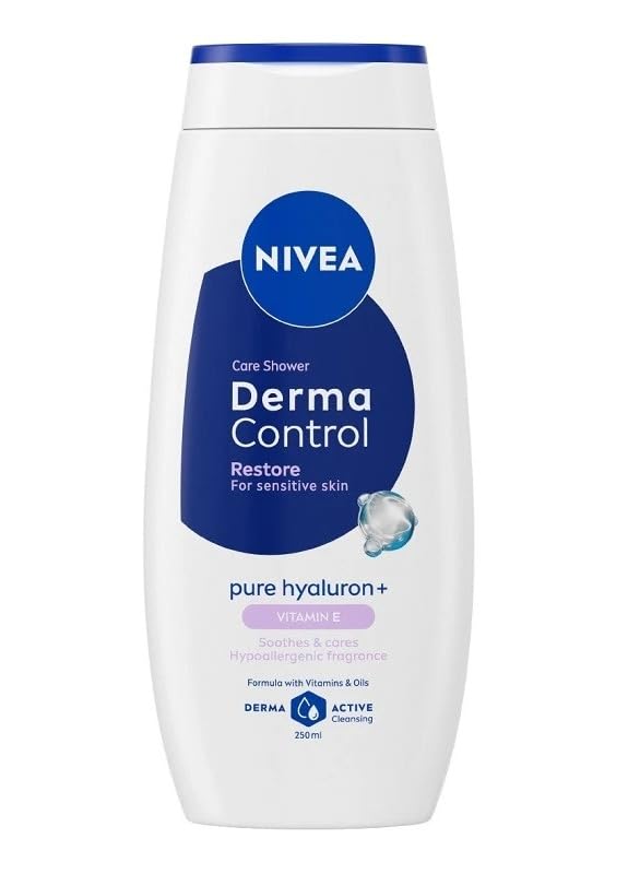 Gel hialurónico NIVEA Derma Control con vitamina E para ducha diaria