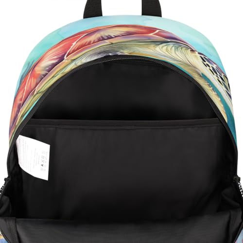 Sea Turtles Ocean Tortoise Laptop Backpack for Women Men, 18.3 Inch Large Computer Backpacks Fashion Teacher Nurse Bag Casual Daypack for Work Travel3