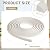 Pangda 2 Pieces 1/2" x 1/2" Flexible Quarter Round Molding, 16 ft White Bendable Trim Shoe Molding for Wall Corners Cabinet Edges Stairs Countertops Construction Decoration Home