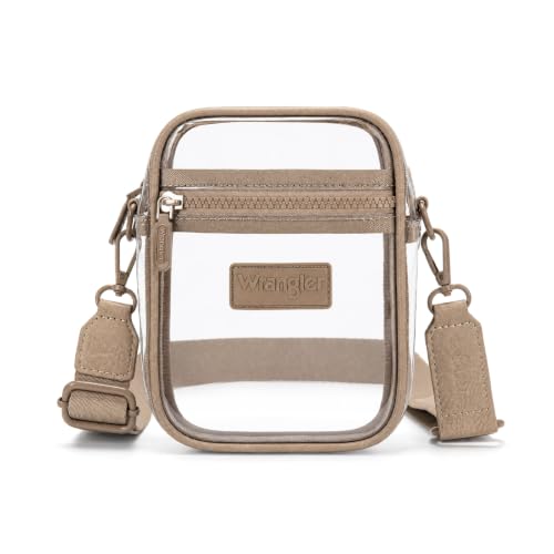 Image of Wrangler Clear Bag for Stadium Events Crossbody Purse for Concerts, Sports