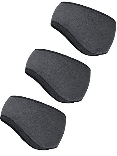 Bandeaux d'hiver en polaire contre le froid aux oreilles : pack de 3 bandeaux unisexes BBTO