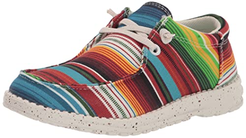 Roper Girls Hang Loose Loafer, Red, 13 Little Kid