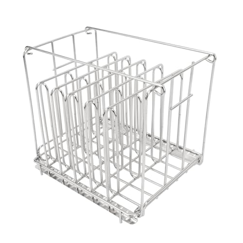 Slow Cooker Rack Low Temperature Cooker Divider Rack, Folding Large Capacity Slow Cooker Separator Rack for Kitchen, Stainless Steel Slow Cooker Divider Rack 7.5x6.7x7.3in