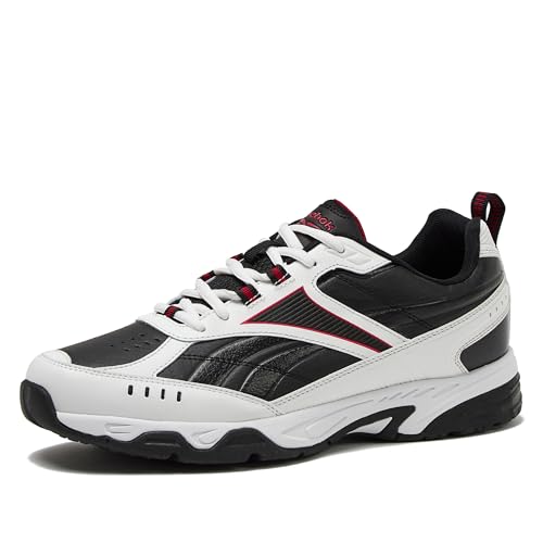 Reebok Rapid Strike Walking Mens Shoes Athletic Cross Training or Gym Sneakers for Men White/Black/Red 11.5 Wide