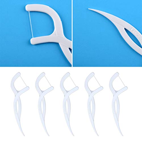 Palhetas profissionais de fio dental EXCEART 120 peças palitos de dentes para viagem em hotel famili