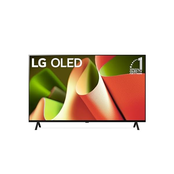 LG 55-Inch Class OLED B4 Series Smart TV 4K Processor Flat Screen with Magic Remote AI-Powered with Alexa Built-in (OLED55B4PUA, 2024) (Renewed)