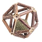 FUTUREORYY Katzen Backenzahn Beißspielzeug Aus Naturholz Mit Katzenminze Zahnreinigungsspielzeug Für Spielerische Zahnpflege Stressabbau Und Mundgeruch Reduktion Heimtierzubehör Für Katzen