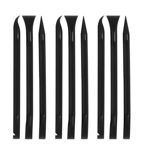 ZORVYN 9 Herramientas Multiusos de Plástico para Limpieza, 3 Formas de Rascadores para Espacios y Grietas, Ideal para Quitar Silicona, Adhesivos y Reparaciones