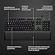 Logitech G513 mechanische Gaming-Tastatur, GX Brown Taktile Switches, RGB-Beleuchtung, USB-Durchschleife, Handballenauflage mit Memory Foam, Aluminium-Gehäuse, Deutsches QWERTZ-Layout - Carbon/Schwarz