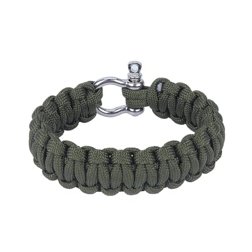 Alomejor Bracelet paracorde, résistant et léger Bracelet de Survie, Corde Solide pour randonneurs familles Voyageurs Camping randonnée kit Voyage