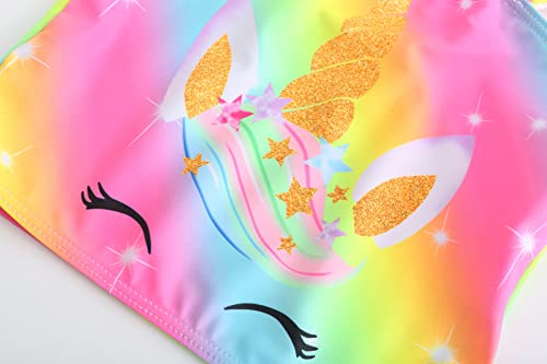 Akokvlar Two Pieces Swimsuit Mermaid Bikinis Tankini Bathing Suit for Little Girls4