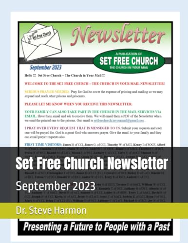 Set Free Church Newsletter: September 2023