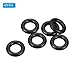 PATIKIL Nitrile Rubber O-Rings 20mm OD 10mm ID 5mm Width, 25 Pcs Metric Sealing Gasket for Faucet Plumbing Automotive Repair, Black
