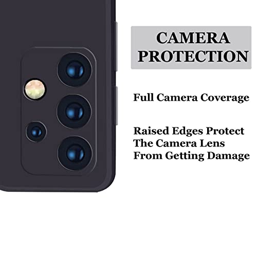Image of A rtistque Back Cover Case for Samsung Galaxy A73 5G with Camera Protection | Shockproof TPU | Stylish Protective Design | Slim Fit | Ultra Matte | Samsung Galaxy A73 5G Back Cover - Black