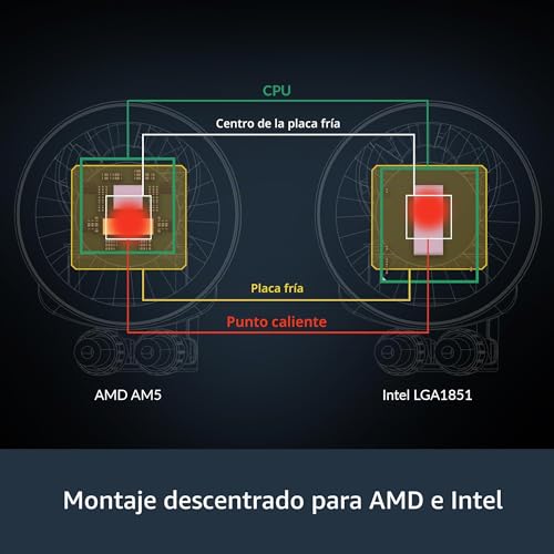 Miniatura 4 de ARCTIC Liquid Freezer III Pro 420 - Refrigerador de CPU AIO, 3 x 140 mm Refrigeración por Agua, 38 mm Radiator, Bomba PWM, Ventilador VRM, AMD AM5/AM4, Intel LGA1851/1700 Marco de Contacto - Negro