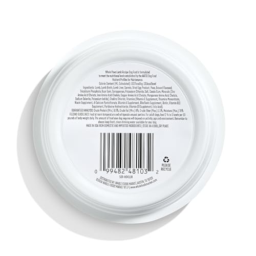 Image of Whole Paws, Wet Dog Food, Lamb Recipe, 3.5 Ounce
