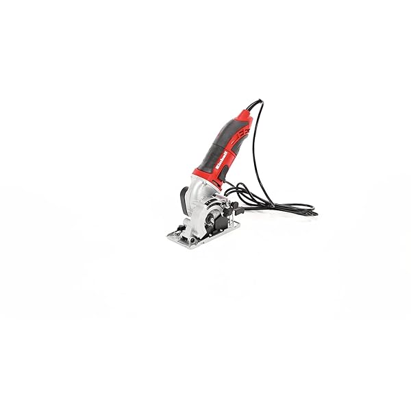 Einhell Mini-Handkreissägen Set TC-CS 860 (450 W, max. 23 mm, Sägeblatt Ø 85 mm, Absaugadapter, Parallelanschlag, 2… – Bild 8