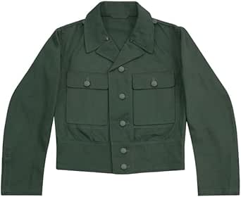 Amazon.com: WWII WW2 German Heer M44 EM Summer HBT Reed Green Field ...