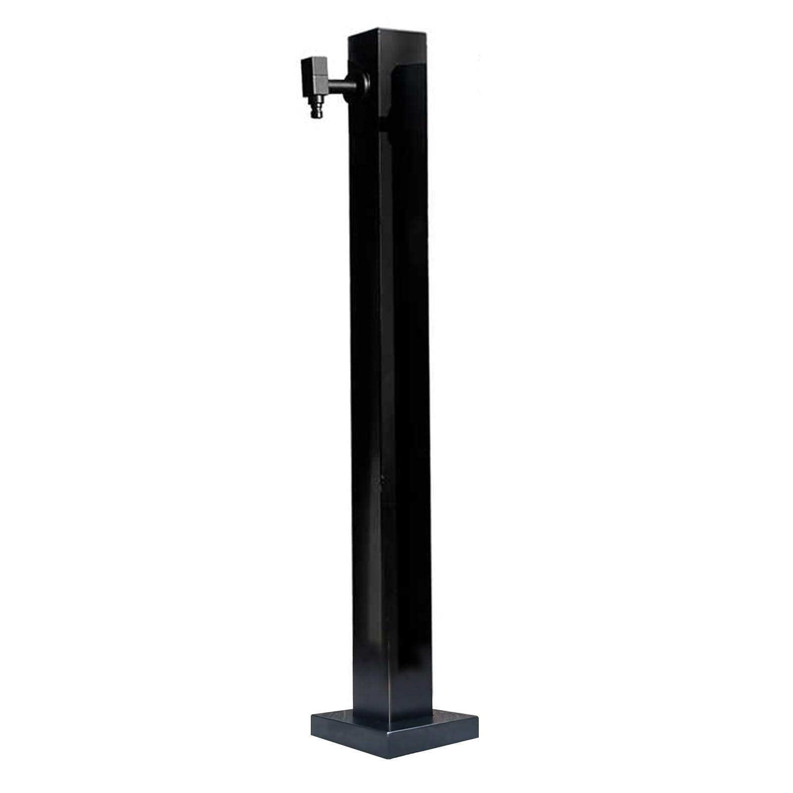 WOTZOV Freestanding Vertical Square Garden Water Column, 60Cm Water Tap Fountain For Yard Irrigation, Washing, And Dispenser - Durable Outdoor Hydrant Solution，95cm/37.4in