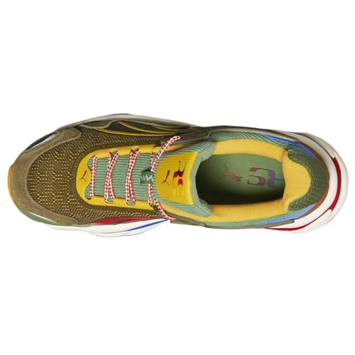 PUMA Mens Rs-C Motley Lace Up Sneakers Shoes Casual - Green4