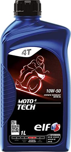 Amazon | エルフ(ELF) エンジンオイル MOTO 4 TECH 10W-50 バイク用 全