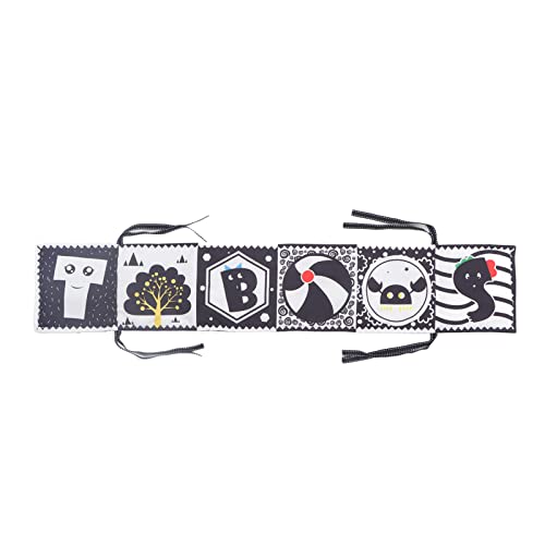 GLOGLOW Baby Cloth Book Soft Cloth Book Portable Early Education (Plants and Weather and Alphabet Cloth Book)