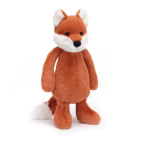 Jellycat Bashful Fox Cub Stuffed Animal, Medium 12 inches - Woodland Plush Toy - Classic Children's Gift by Jellycat - Image 5