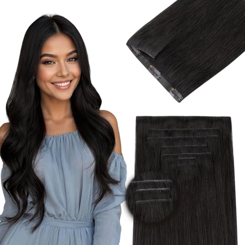 DOORES Human Hair Clip in Extensions