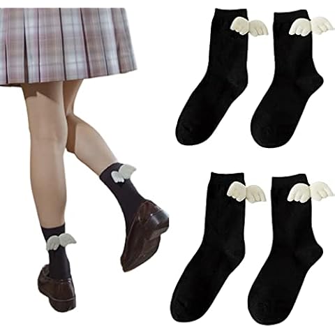 JAHER 3D Angel Wings Women Socks Cover